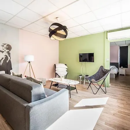 Апартаменты Love Ballon Elegant Cabinet D'architecte Reconfigure Tout En Douceur Climatise Avec Terrasse Proche Centre Ville Gare Cite Gastronomique *